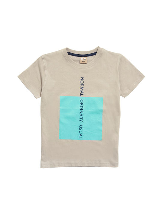 Funky Kinder-T-Shirt Beige