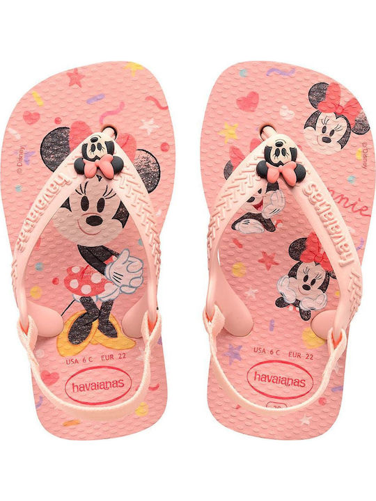 Παιδικές Σαγιονάρες Flip Flops Minnie Ροζ