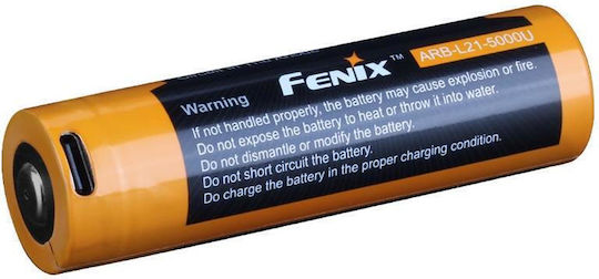 Fenix FE21700USB Επαναφορτιζόμενη Μπαταρία 21700 Li-ion 5000mAh 3.6V 1τμχ