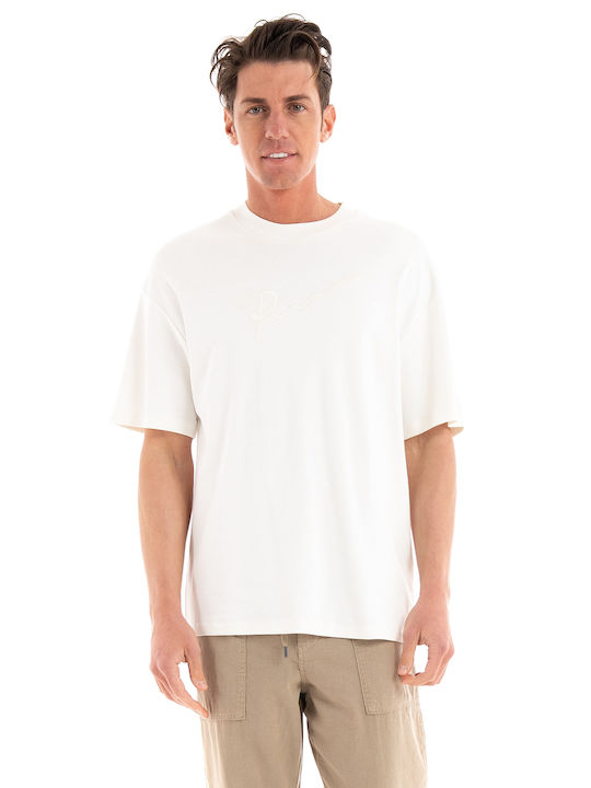 Jack & Jones Ανδρικό T-shirt Λευκό Μονόχρωμο