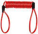 25203001 120cm Motorcycle Lock Reminder Cable in Red