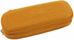 Polo Fabric Pencil Case with 1 Compartment Yellow