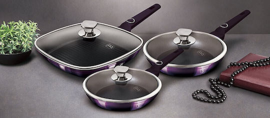 Berlinger Haus Aluminum Pans Set Purple Eclipse Collection 6 Pieces Berlinger Haus Aluminum Pans Set Purple Eclipse Collection 6 Pieces