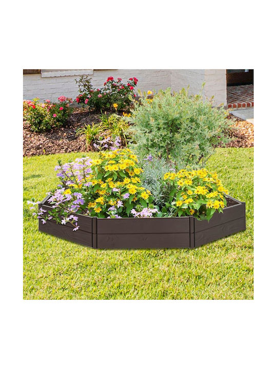 vidaXL Planter Box 120x20cm in Brown Color 153614