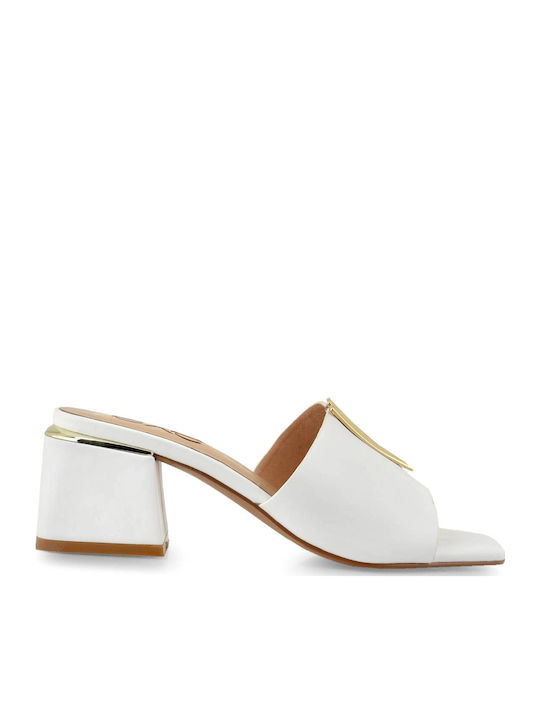 Exe Carmen107 Mules mit Chunky Niedrig Absatz i...
