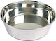 Trixie Metallisch Schalen Futter & Wasser für Hund & Katze auf Basis von 1.7lt 21cm in Silber Farbe