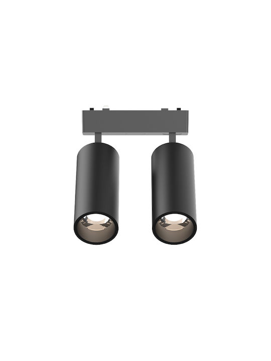 Inlight Double Spot Built-in LED Black