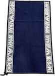 Emporio Armani Beach Towel Blue 170x100cm