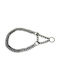 Croci Cromato Πνίχτης Σκύλου Αλυσίδα σε Ασημί χρώμα 2mm x 45cm