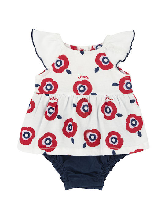 Chicco Set Body pentru Bebeluși Mâneci scurte Multicolor