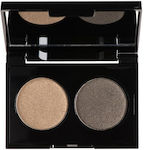 Korres Volcanic Minerals Velvet Dual Eye Shadow Palette in Solid Form 48 Khakis 3gr