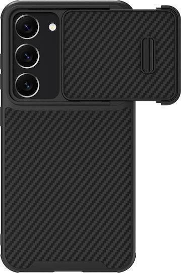 Nillkin Synthetic Fiber S Back Cover Plastic Negru (Galaxy S23)