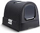 Curver Katzentoilette Geschlossen mit Filter Schwarz L51 x B38.5 x H39.5cm