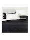 Borea Premium Coverlet Single from Polyester Black 160x240cm