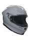 AGV K6 Solid Nardo Grey Motorradhelm Volles Gesicht ECE 22.06 1255gr