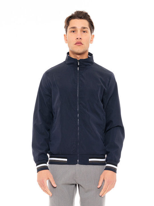 Biston Men's Winter Bomber Jacket Navy Blue