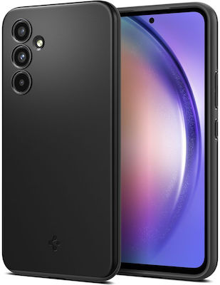 Spigen Thin Fit Umschlag Rückseite Silikon Schwarz (Galaxy A54) ACS05883