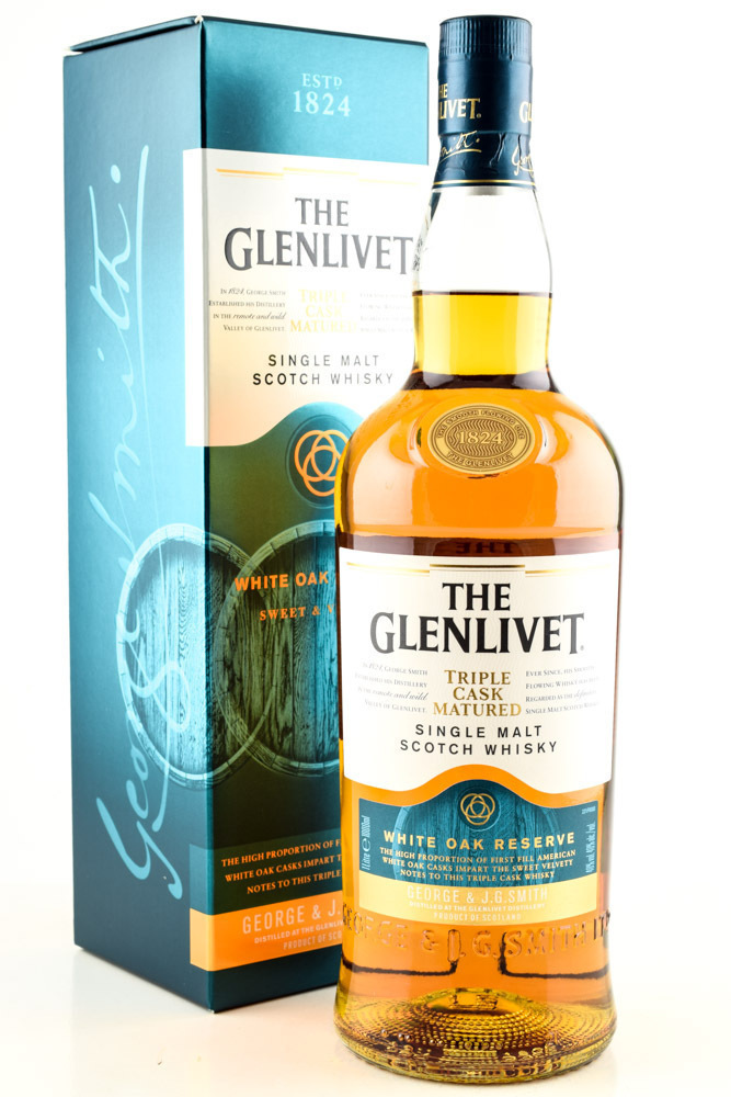 Glenlivet Distillery Ουίσκι Single Malt Triple Cask Matured White Oak Reserve 40 700ml