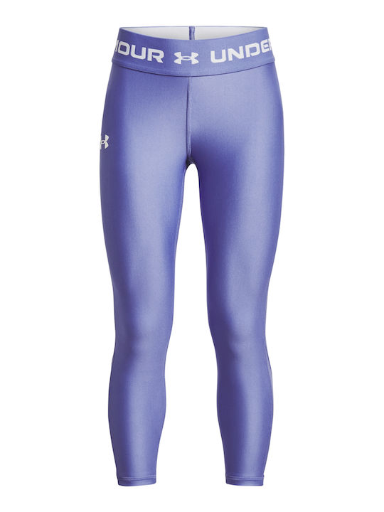 Under Armour Παιδικό Κολάν Αθλητικό Cropped Μωβ