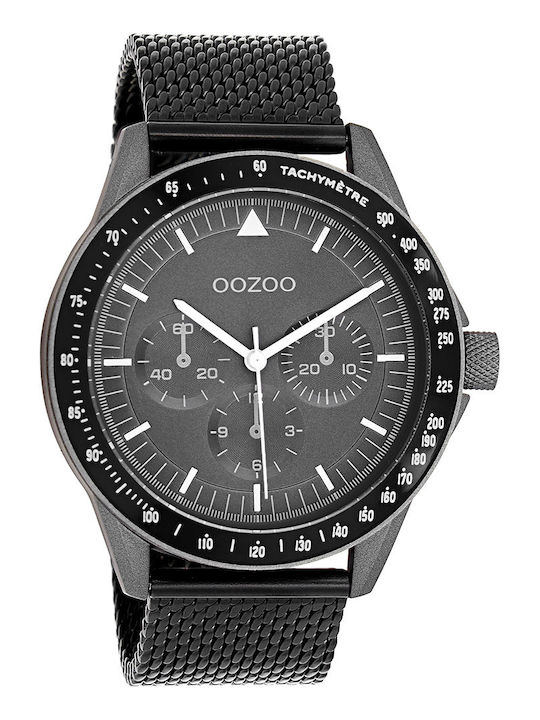 Oozoo Timepieces Ανδρικό Ρολόι 45mm Χρονογράφος...