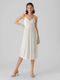 Vero Moda Summer Midi Dress Wrap White