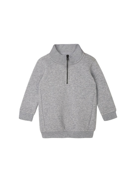 Babybugz Kids Fleece Sweatshirt Gray