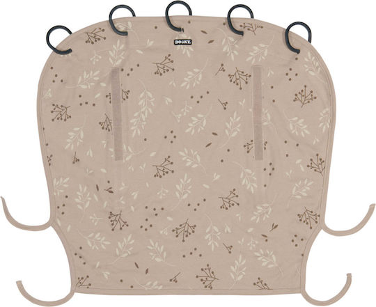 Dooky Sunshade Stroller Beige Romantic Leaves