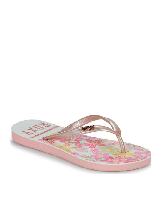 Roxy Παιδικές Σαγιονάρες Flip Flops Ροζ Viva St...