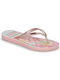 Roxy Kids' Flip Flops Pink Viva Stamp II