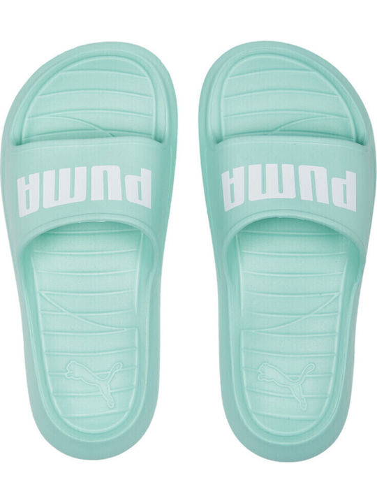 PUMA Παιδικές Σαγιονάρες Slides Πράσινες Diveca...