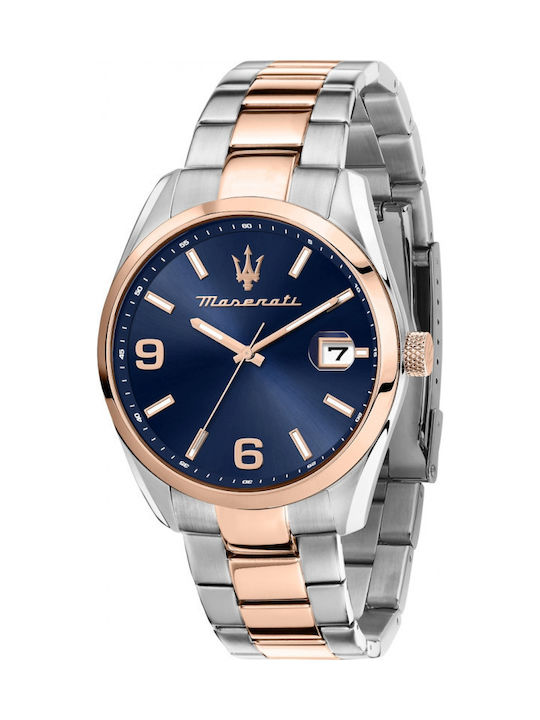 Maserati Ανδρικό Ρολόι 44mm Χρονογράφος Μπαταρί...