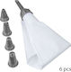 5Five Set Pungi De Patiserie Din Silicon 6 Bucăți 100201A