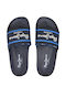 Pepe Jeans Παιδικές Σαγιονάρες Slides Μπλε Boys Slider Logo Μπλε