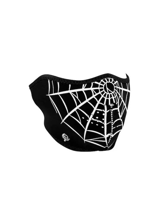 Rider Mask | Spider Web Neoprene Neoprene Neoprene Half Face Mask | Spider Web