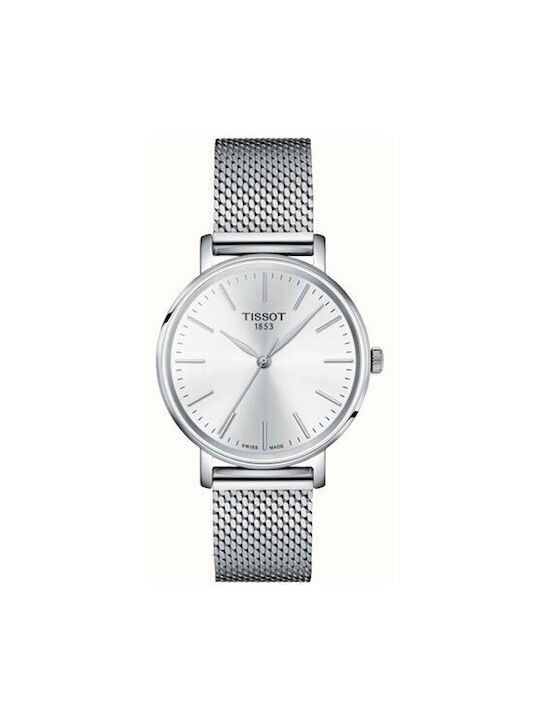 Tissot Watch with Silver Metal Bracelet