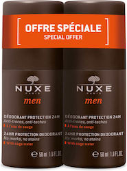 Nuxe Men 24h Deodorant Roll-On Aluminium Free 100ml
