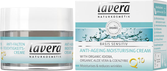 Lavera Q10 Basis Sensitiv Creme Gesicht Tag mit Aloe Vera 50ml