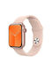 T55 Pro Aluminium 44mm Smartwatch with Heart Rate Monitor (Pink)