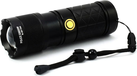 X-Balog Lumină de lucru și de sit, cu baterie Lanternă LED Negru