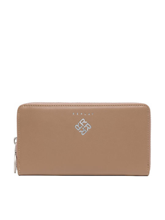 Replay Groß Damen Geldbörse Klassisch Beige