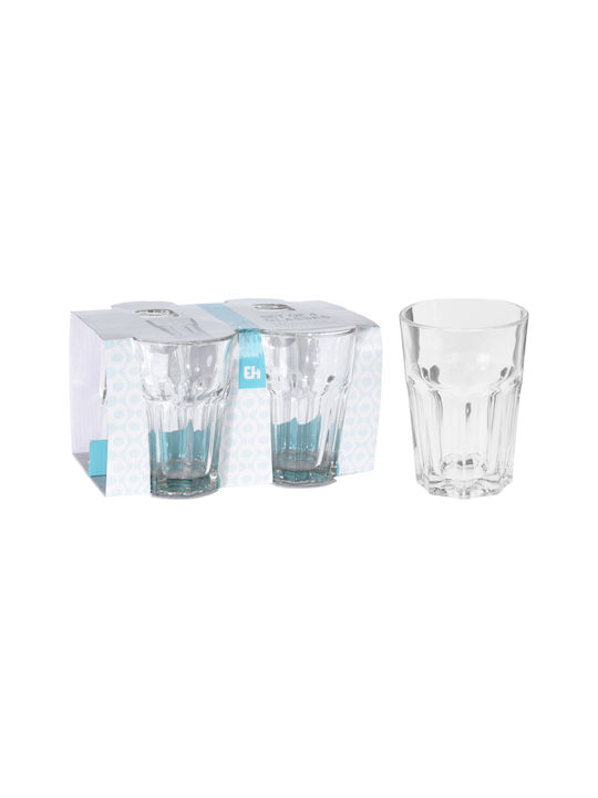 Excellent Houseware Gläser-Set Wasser aus Glas 360ml 4Stück