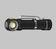 Armytek Pro Επαναφορτιζόμενος Φακός Κεφαλής LED IP68 με Μέγιστη Φωτεινότητα 3720lm Wizard C2