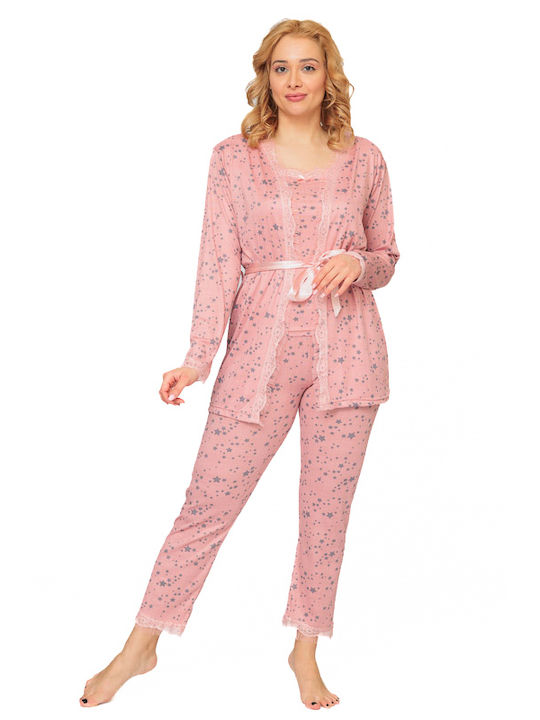 Damen-Pyjama-Set mit Spitze (20341)