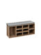 F-V Bench Entry Furniture with Shoe Rack & Bench 105x34x49cm