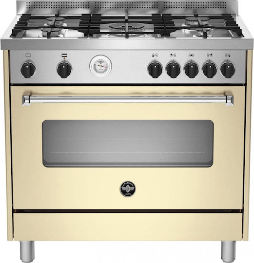 La Germania Gasherd 115Es B96.5cm. Beige
