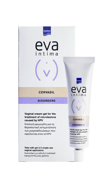 InterMed Eva Intima Cervasil Disorders Gel Προϊόν για την Ευαίσθητη Περιοχή με Πρεβιοτικά & Αλόη 6 x 30ml