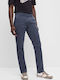 Schino Slim Hose Chino Elastisch in Schlanker Passform Marineblau