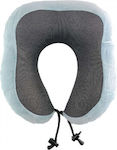 Mcan Μ-13 Memory Foam Travel Pillow Light Blue