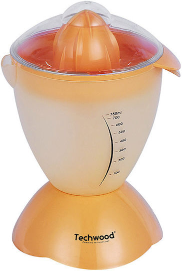Techwood Electric Juicer 20W with 750ml Capacity Orange