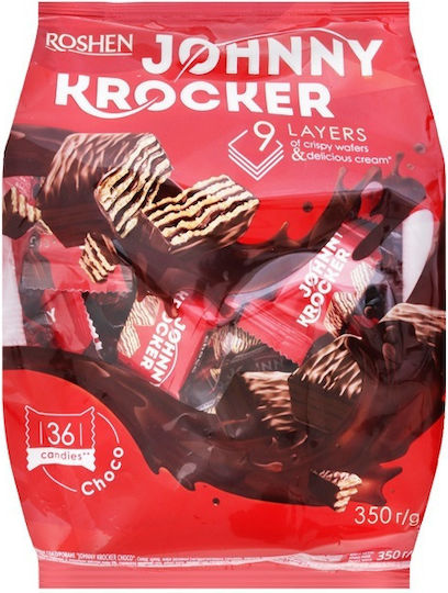 Roshen Johnny Krocker Wafer Choco 350gr